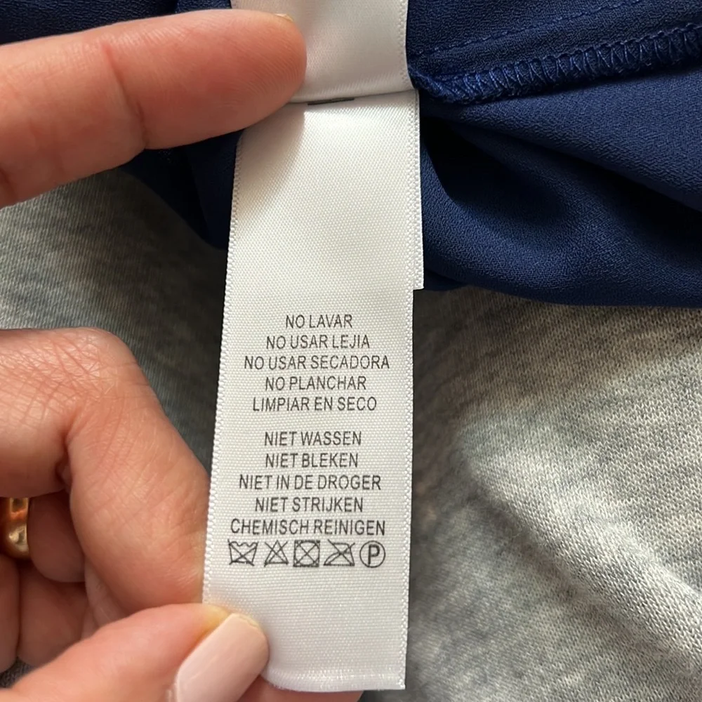 Adrianna Papell floral pleated tiered layers midi dress size 6P - Picture 16 of 16